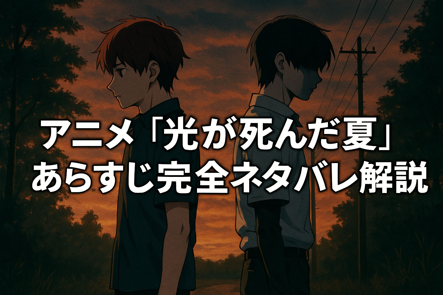 光が死んだ夏ネタバレタイトルイメージ