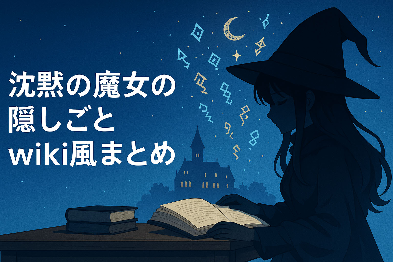 沈黙の魔女の隠しごとwiki風まとめ｜ストーリー登場人物魔法解説タイトルイメージ